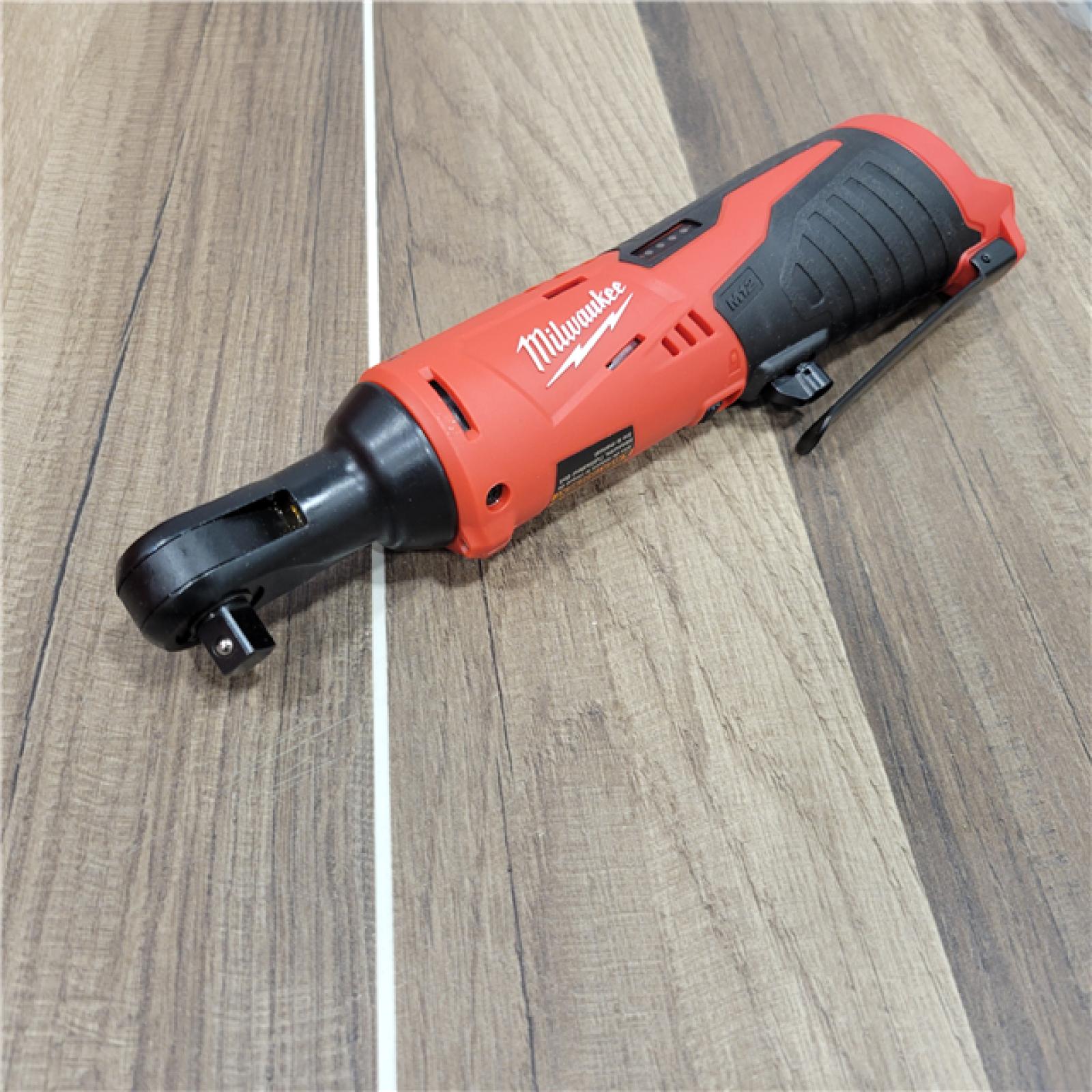 AS-IS MILWAUKEE 2457-20 .38 in. M12 Cordless Ratchet Only