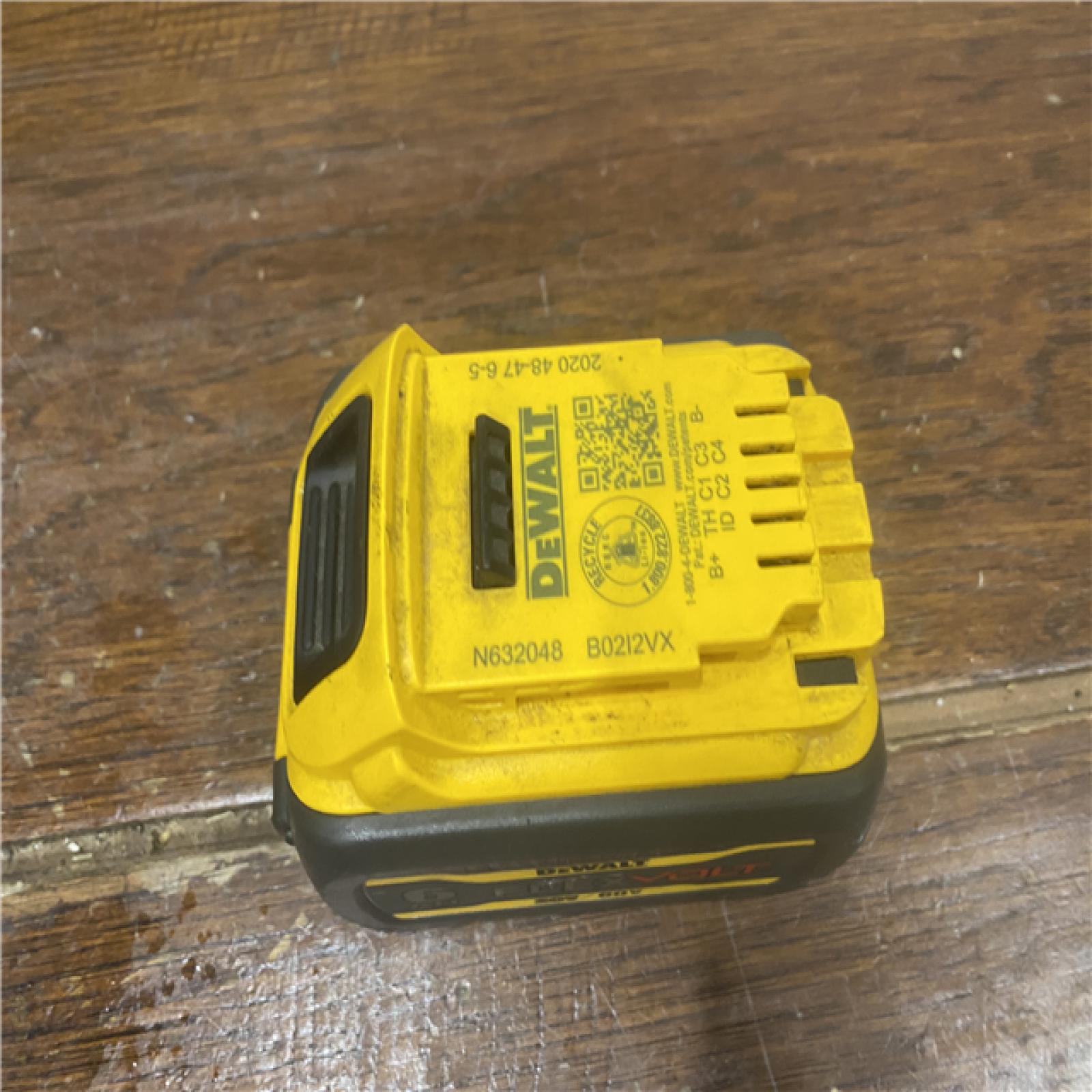 AS-IS Dewalt FLEXVOLT 20-Volt/60-Volt MAX Lithium-Ion 6.0Ah Battery Pack