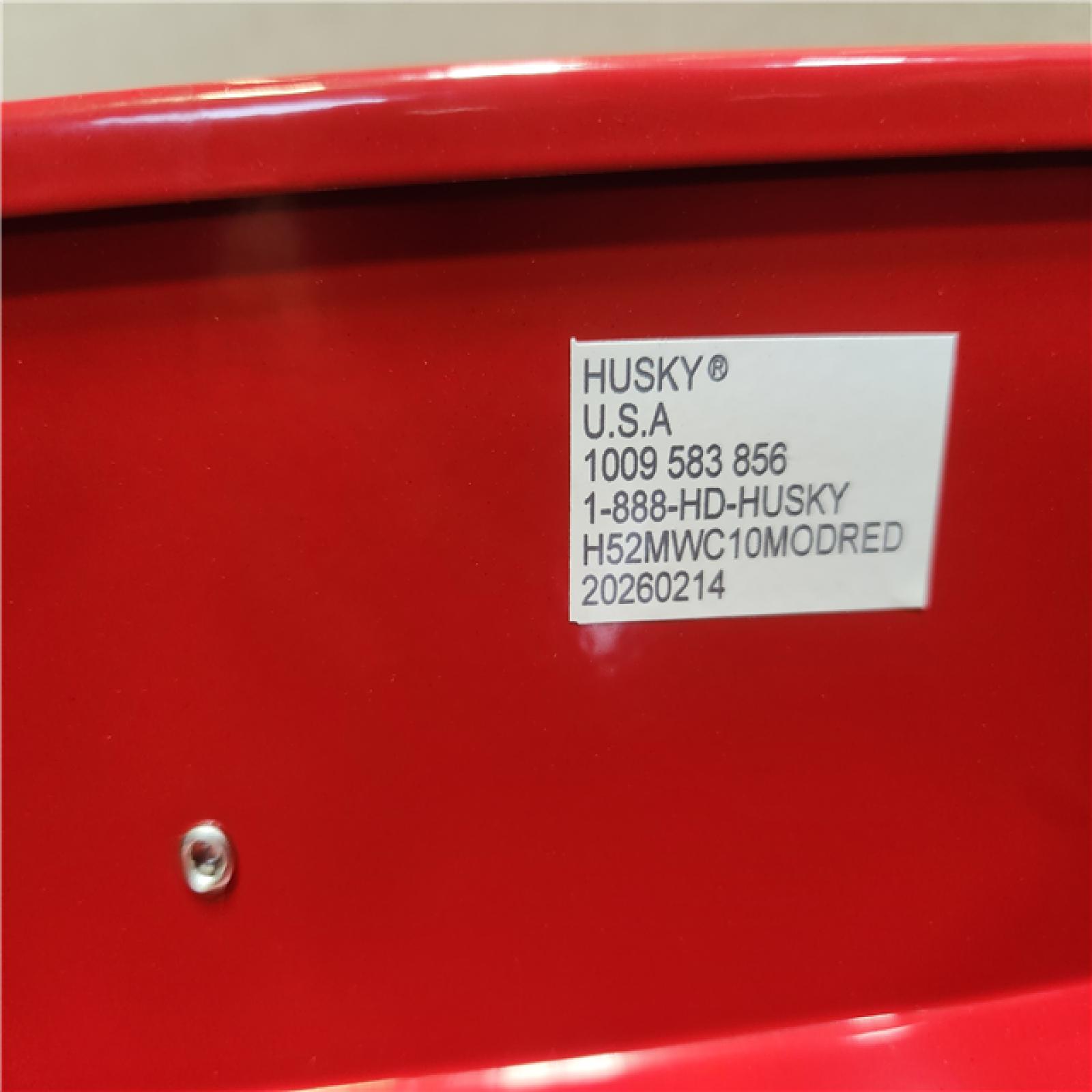 Phoenix Husky Modular Tool Storage 52 in. W x 20 in. D Standard Duty Red Mobile Workbench Cabinet