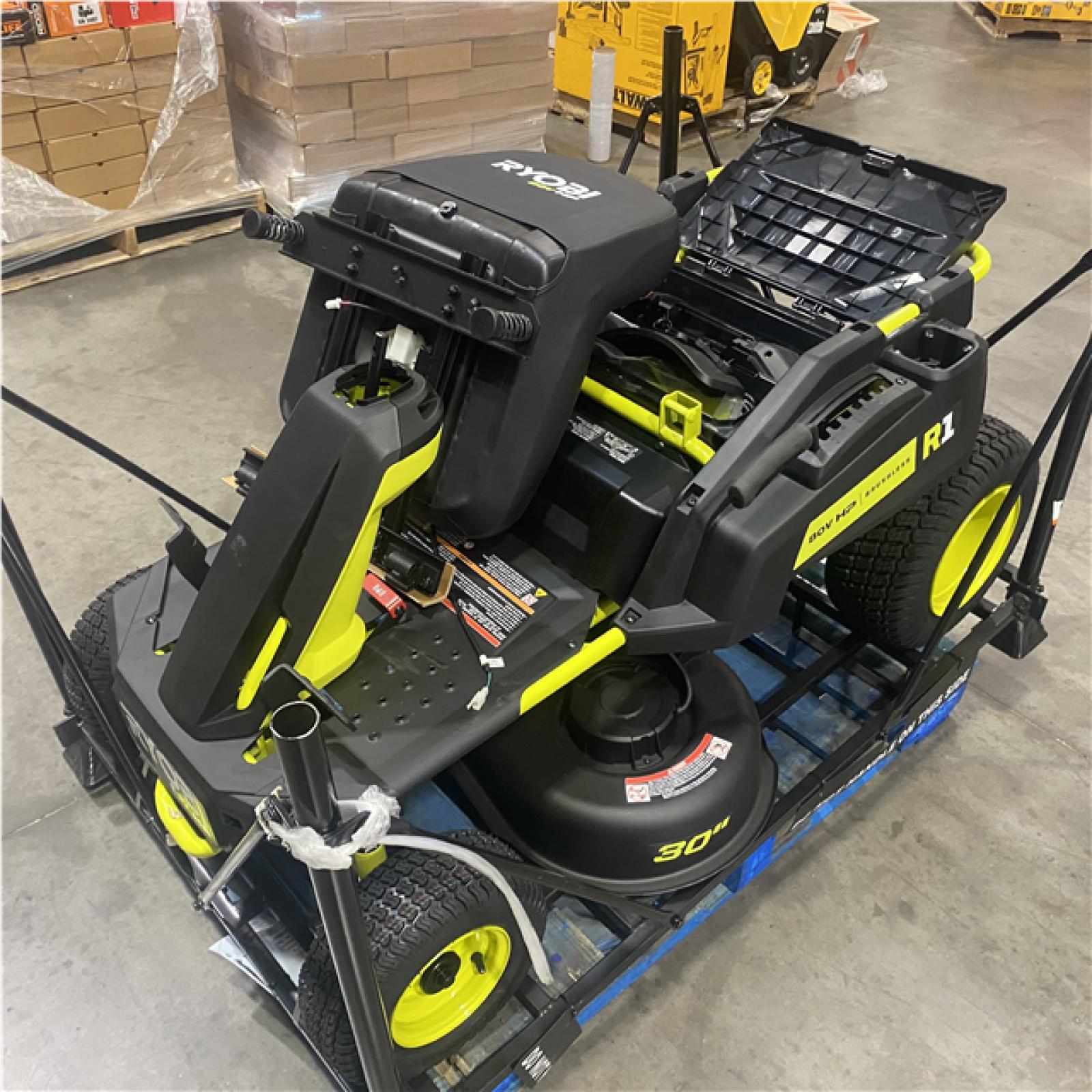 Dallas Location - As-Is R1 80V HP Brushless 30” Riding Lawn Mower Kit