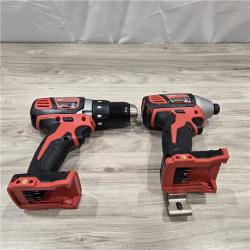 AS-IS Milwaukee 18V Cordless 2-Tool Drill/Driver and Impact Driver Kit