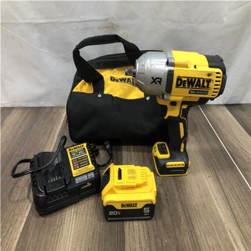 AS-IS DEWALT 20V MAX Lithium-Ion Cordless 1/2 in. Impact Wrench Kit