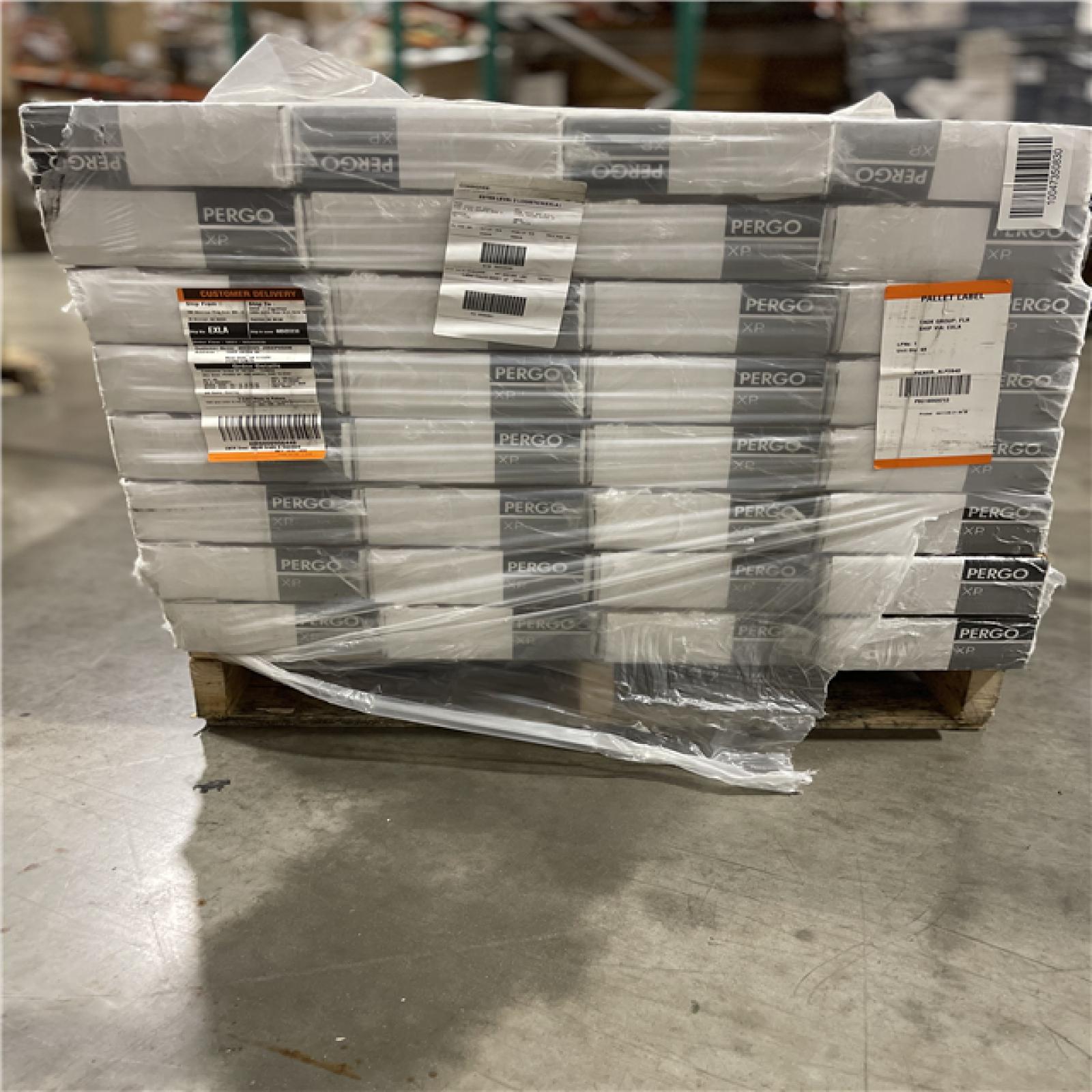 DALLAS LOCATION -Pergo XP Anndel Oak 10 mm T x 7.4 in. W Water Resistant Laminate Wood Flooring (19.63 sq. ft./case) PALLET-(32 CASES)