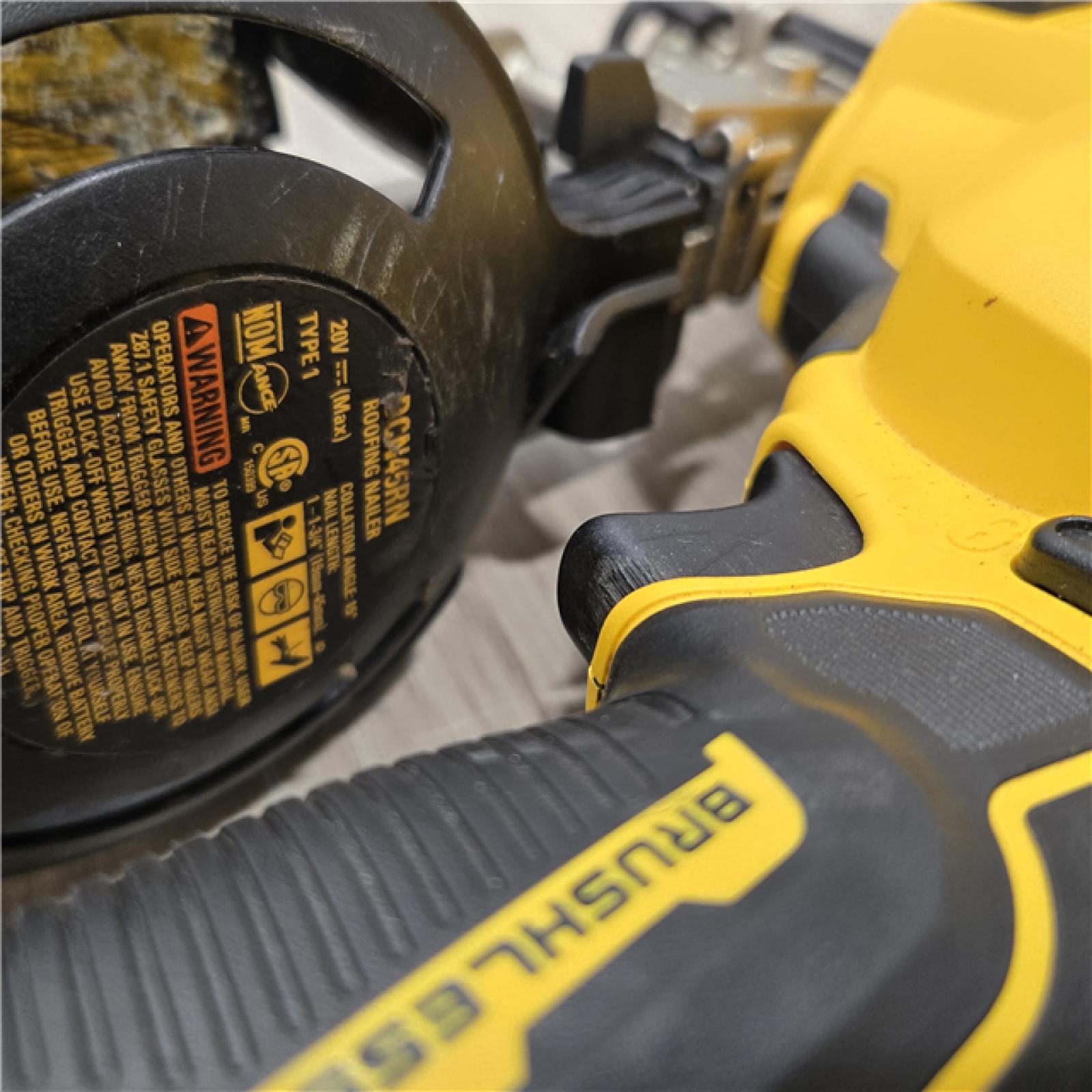 AS-IS DeWalt DCN45RNB 20V Max 15 Degree Cordless Coil Roofing Nailer (Tool Only)