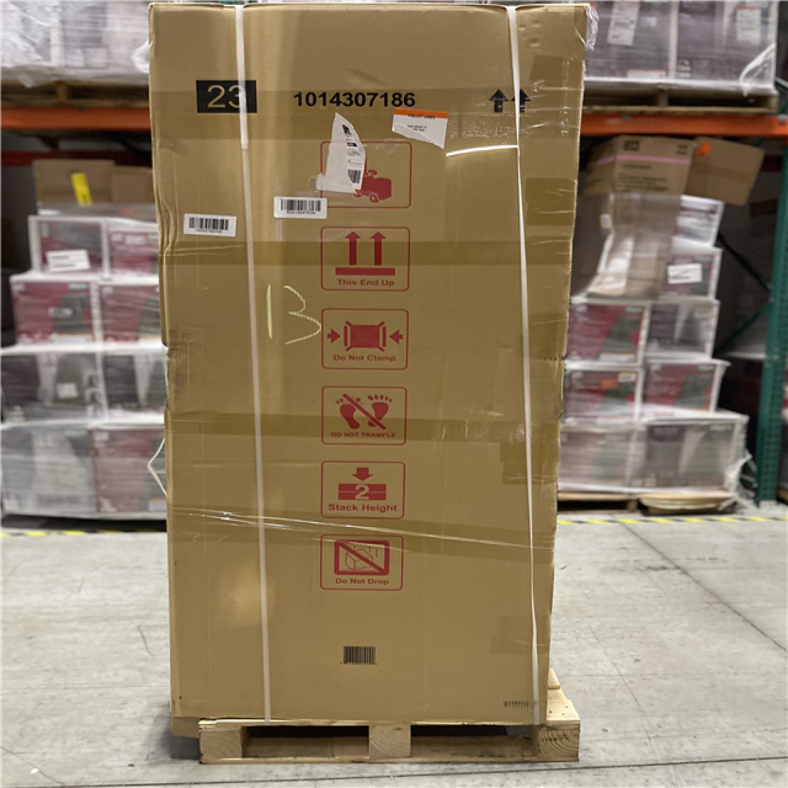 DALLAS LOCATION - Husky 80.2 in. W x 75 in. H x 19.2 in. D Steel 8-Piece Garage Storage System in Matte Army Green with Solid Wood Worktop