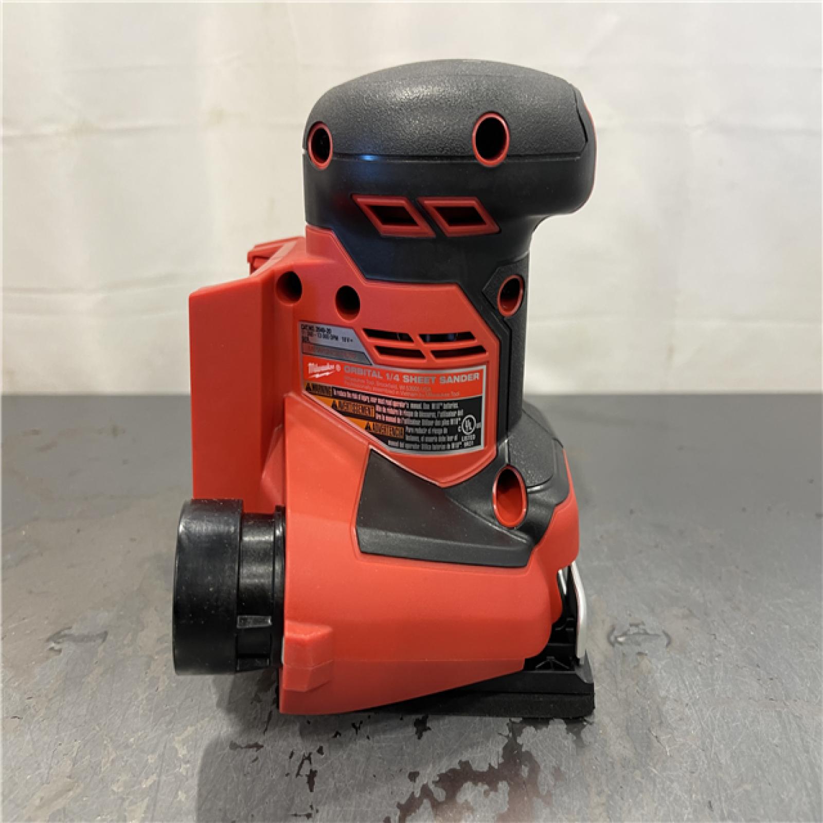 AS-IS - Milwaukee M18 18V Lithium-Ion Cordless 1/4 in. Sheet Sander