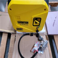 CALIFORNIA AS-IS CHAMPION PORTABLE GENERATOR 2500