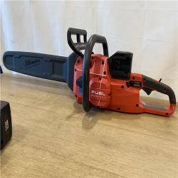 AS-IS Milwaukee FUEL 18V Brushless Cordless 20 in. Dual Battery Chainsaw Kit