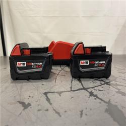 AS-IS- Milwaukee M18 18-Volt Lithium-Ion XC Starter Kit with Two 5.0Ah Batteries and Charger
