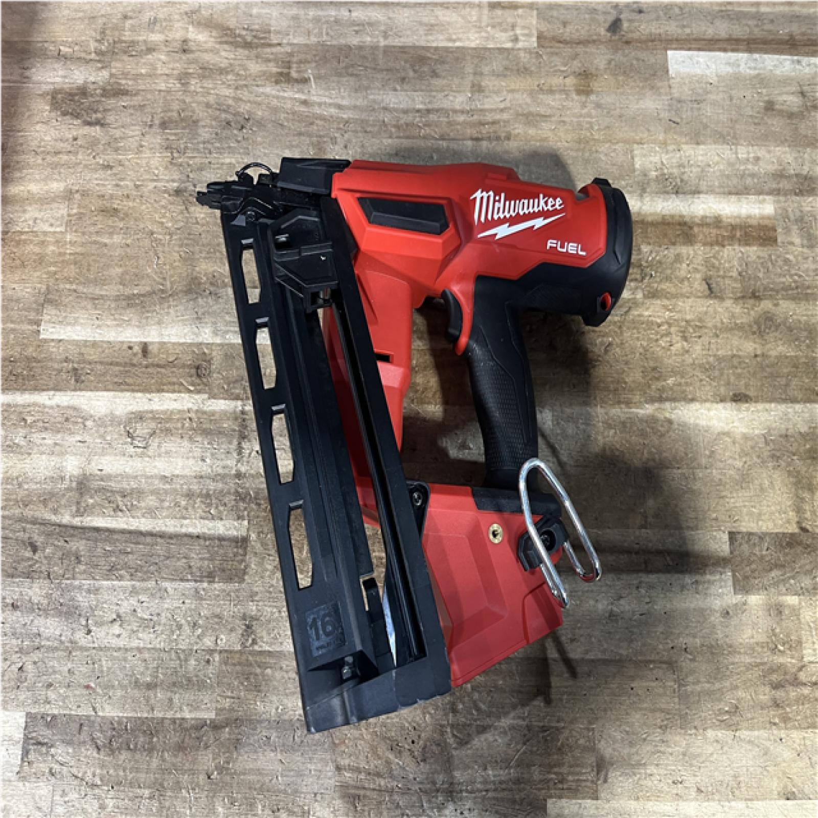 Houston Location AS-IS Milwaukee FUEL 18-Volt Lithium-Ion Brushless Cordless Gen II 16-Gauge Angled Finish Nailer (Tool-Only)