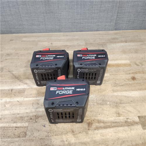 HOUSTON LOCATION - AS-IS MILWAUKEE FORGE BATTERY PACK QTY - 3