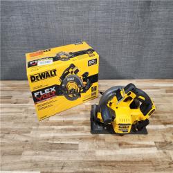 HOUSTON LOCATION - AS-IS (APPEARS LIKE NEW) DEWALT FLEXVOLT 60V MAX Cordless Brushless 7-1/4 in. Circular Saw with Brake (Tool Only)