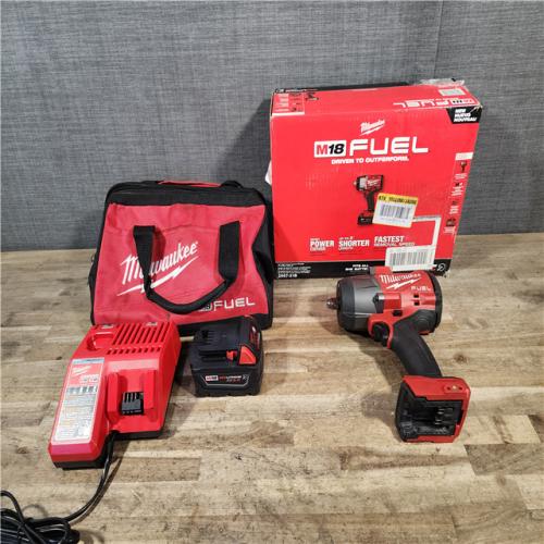 HOUSTON LOCATION - AS-IS Milwaukee FUEL 18V Lithium-Ion Brushless Cordless 1/2 in. Impact Wrench w/Friction Ring Kit