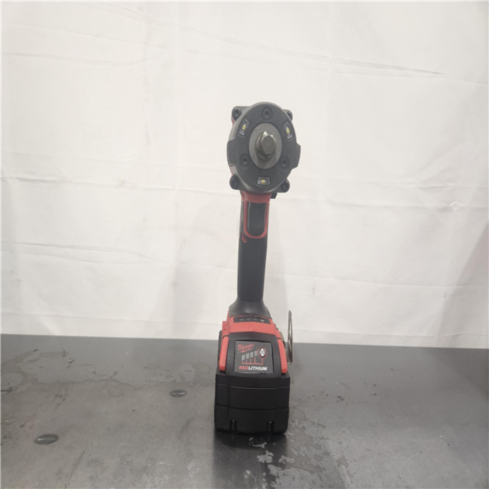 AS-IS- Milwaukee M18 1/2 in. Cordless Brushless High Torque Impact Wrench Kit (Battery & Charger)