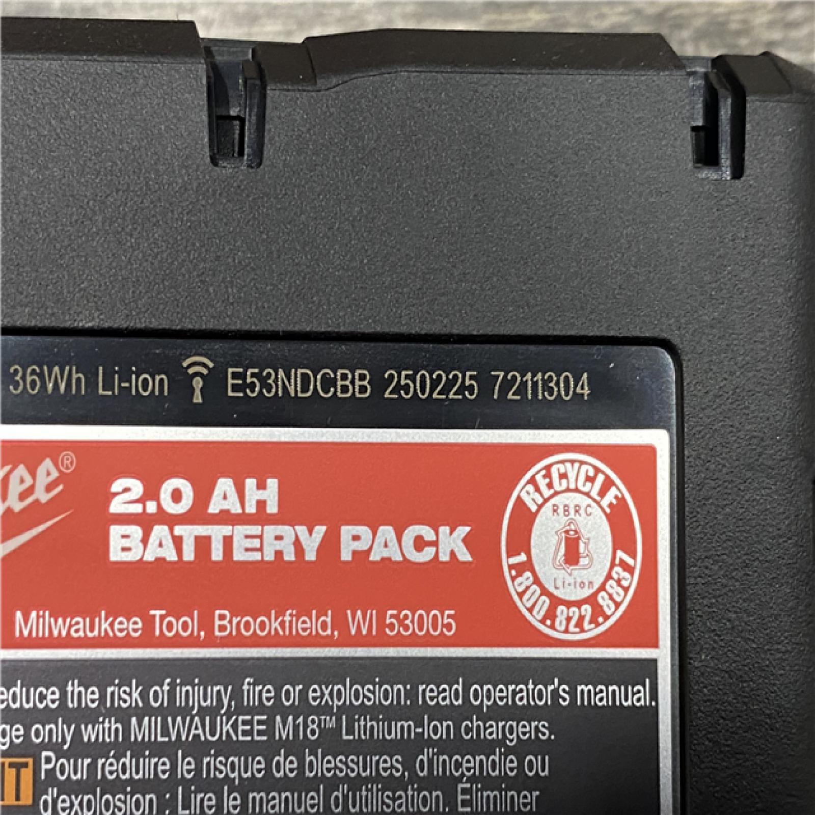 AS-IS Milwaukee 18V Lithium-Ion Brushless Cordless Compact Drill/Impact Combo Kit