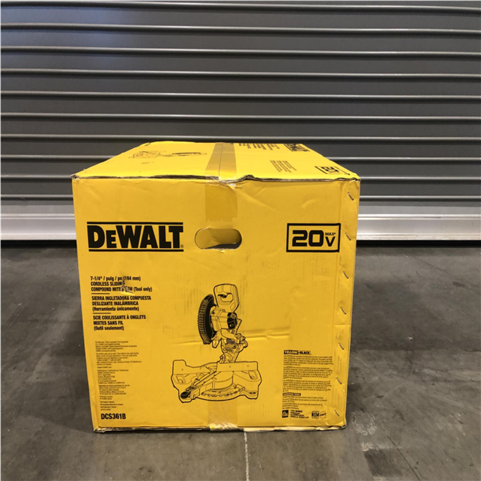 NWE - 20V MAX Cordless 7-1/4 in. Sliding Miter Saw (Tool Only)