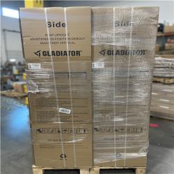 DALLAS LOCATION- Gladiator Flex 54 in. W x 75 in. H x 19 in. D Pre-Assembled 24 Gauge Welded Steel 3-Piece Garage Storage System in Silver Tread PALLET-(2 SETS)