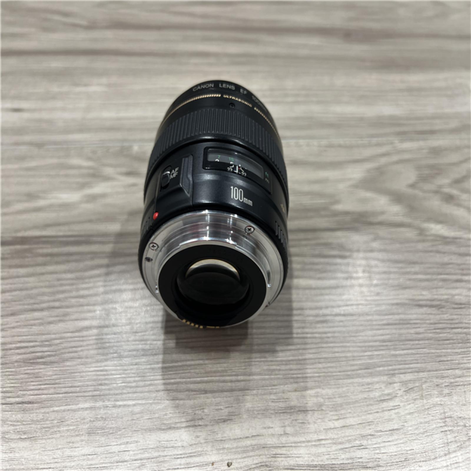 AS-IS Canon EF 100mm f/2 Ultrasonic Telephoto Auto Focus Lens