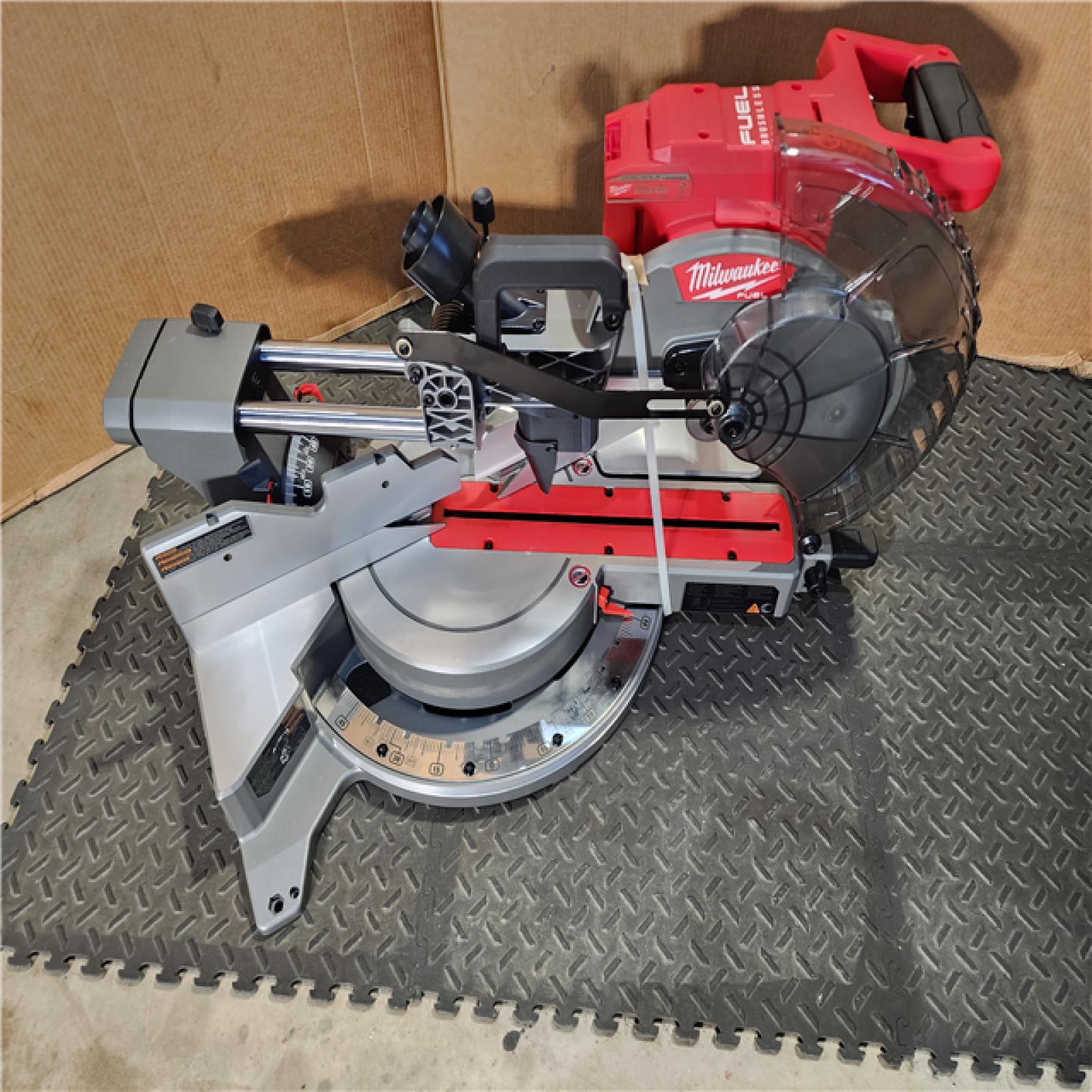 HOUSTON LOCATION - AS-IS M18 FUEL 18V Lithium-Ion Brushless Cordless 12 in. Dual Bevel Sliding Compound Miter Saw (Tool-Only)