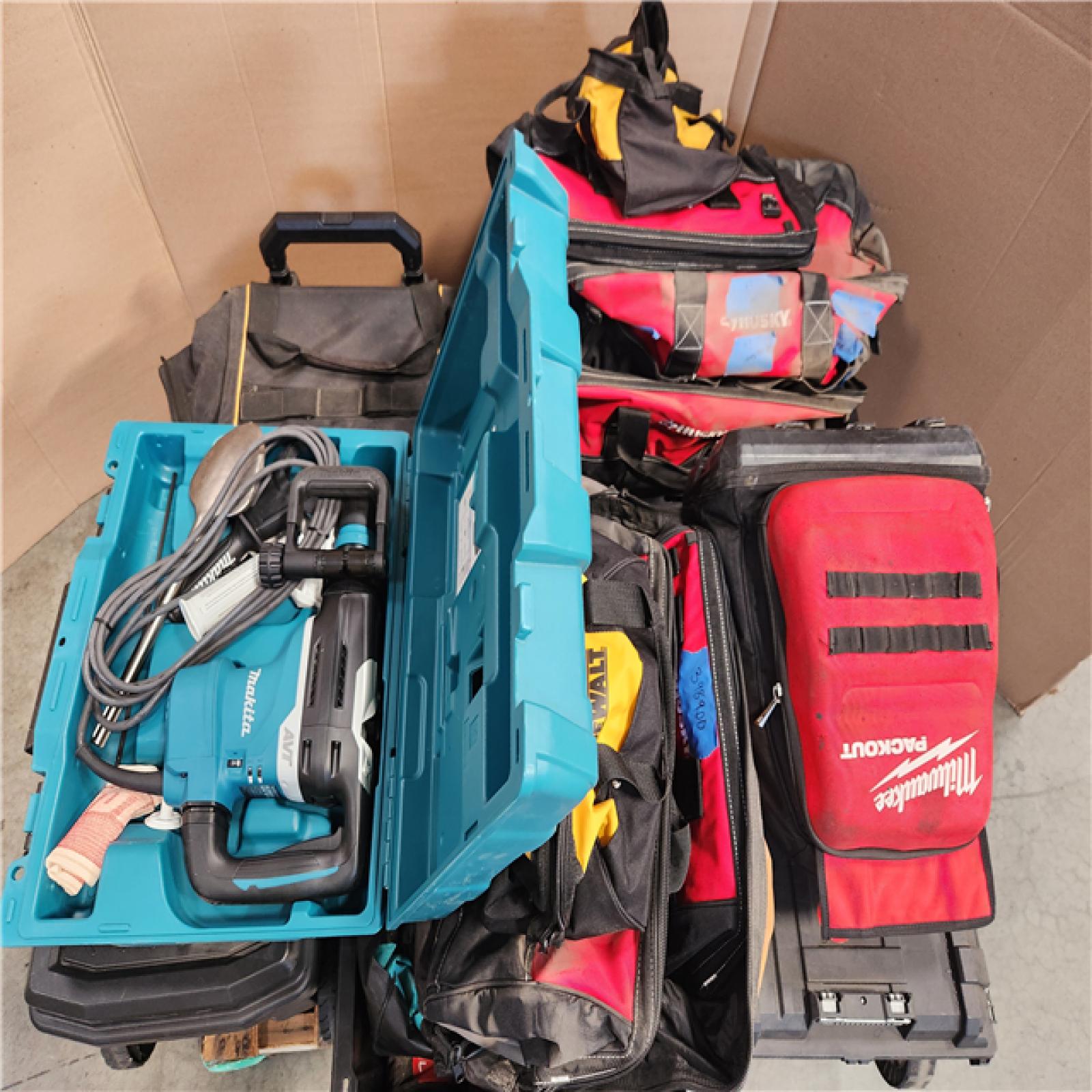 CALIFORNIA AS-IS TOOL PALLET (Empty bags/boxes)