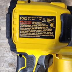 HOUSTON LOCATION - AS-IS DEWALT DCN623B 23 Gauge 1-1/2 ATOMIC Compact Series 20V MAX Brushless Cordless Pin Nailer (Tool Only)