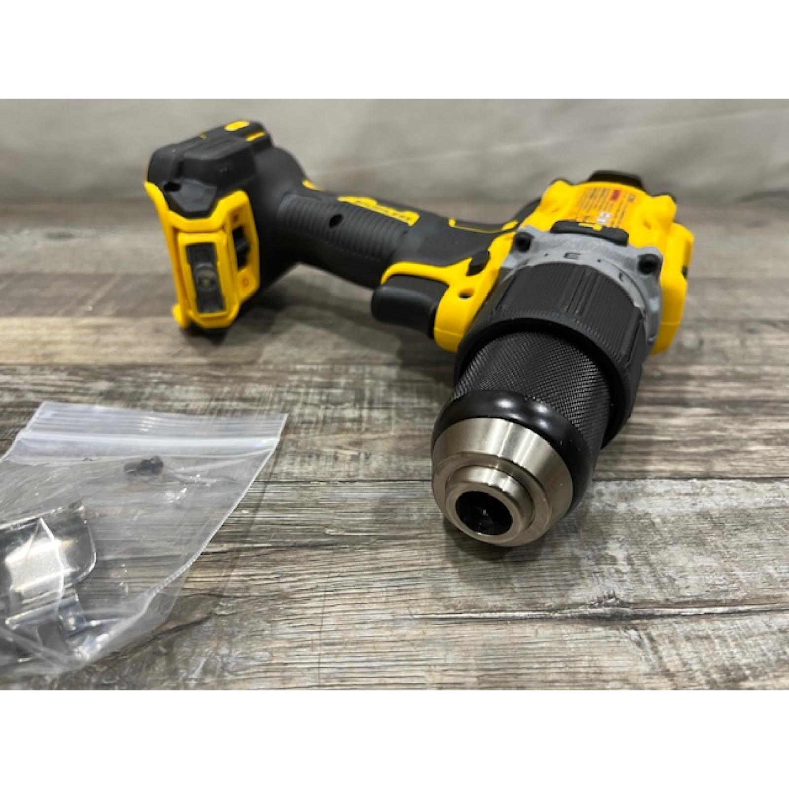 AS-IS DEWALT 20V XR Brushless Cordless 1/2 in. Hammer Drill (Tool-Only)
