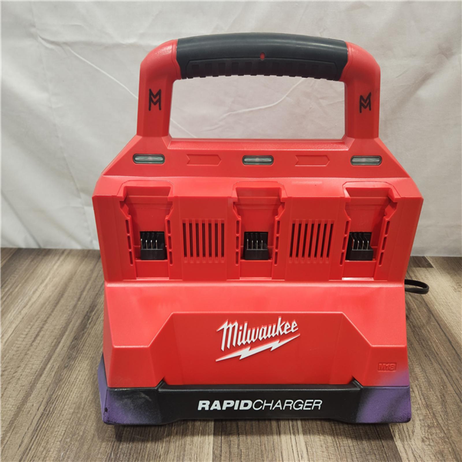 AS-IS- Milwaukee M18 Packout Six Bay Rapid Charger (Tool-Only)