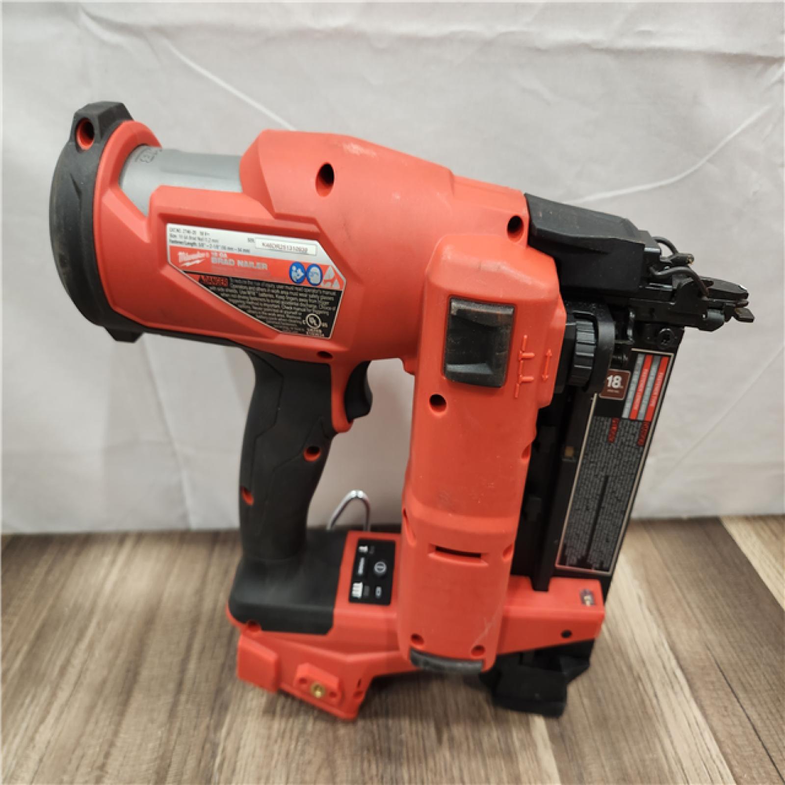 AS-IS- Milwaukee M18 FUEL 18 Gauge Brad Nailer (TOOL ONLY)