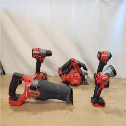 AS-IS- Milwaukee Tool M18 FUEL 5-Tool Combo Kit