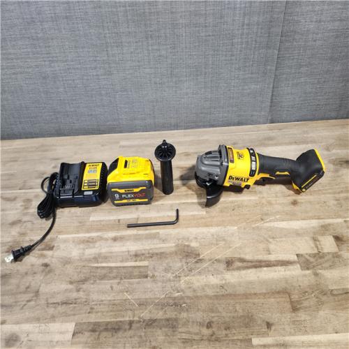 HOUSTON LOCATION - AS-IS DeWalt FLEXVOLT 60V Cordless 4-1/2 to 6 in. Grinder Kit (Battery & Charger)