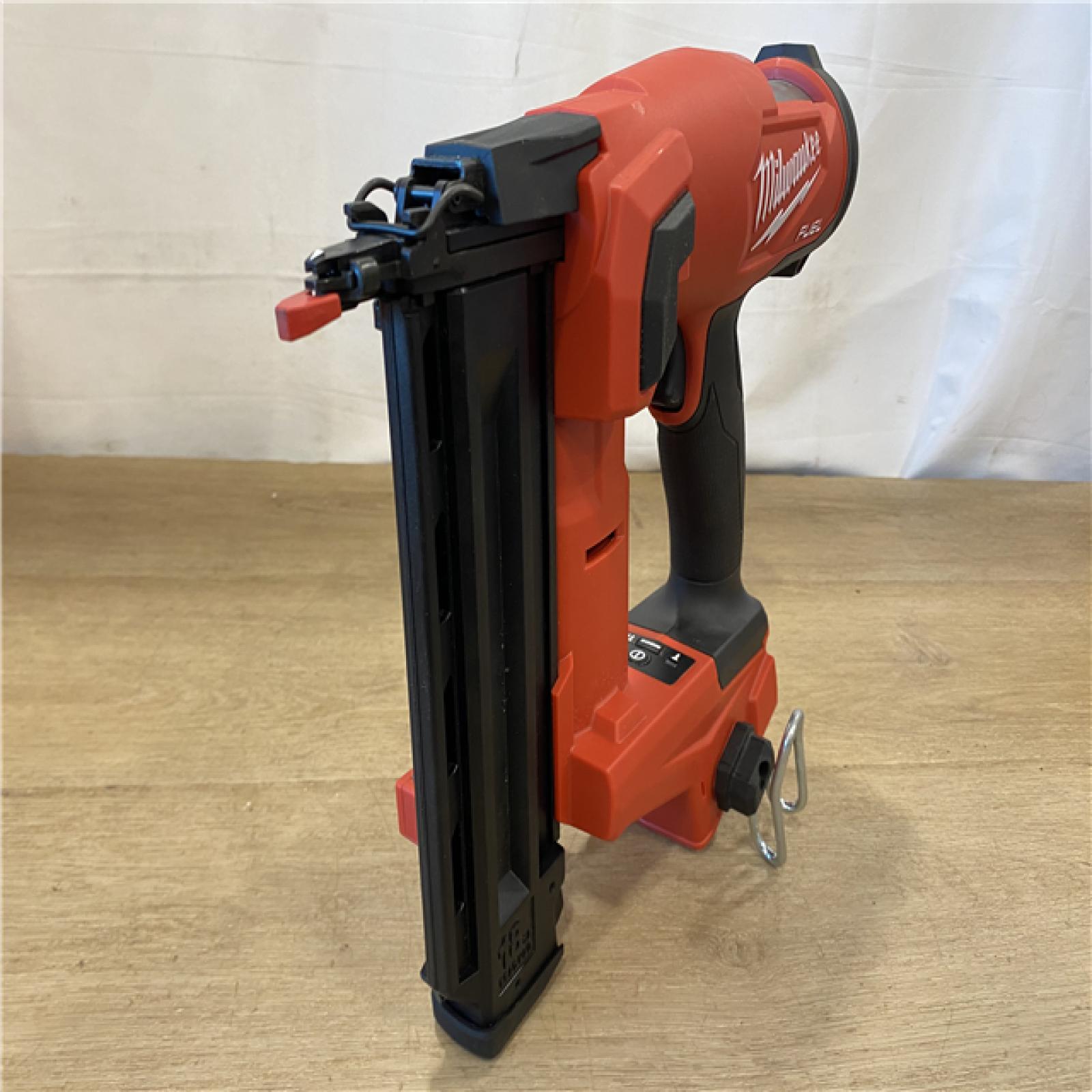 AS-IS Milwaukee FUEL 18-Volt Lithium-Ion Brushless Cordless Gen II 18-Gauge Brad Nailer (Tool-Only)