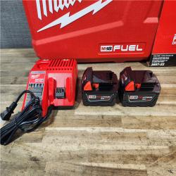 HOUSTON LOCATION - AS-IS (APPEARS LIKE NEW) Milwaukee FUEL 18V Lithium-Ion Brushless Cordless Hammer Drill and Impact Driver Combo Kit