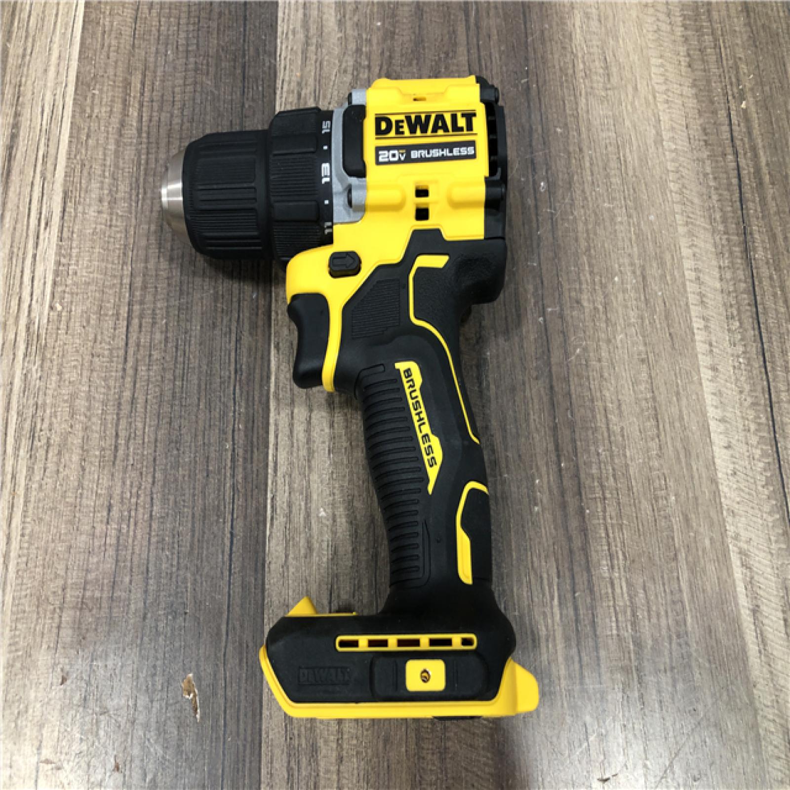 AS-IS DEWALT ATOMIC 20-Volt MAX Brushless Cordless 1/2 in. Drill Driver (Tool-Only)