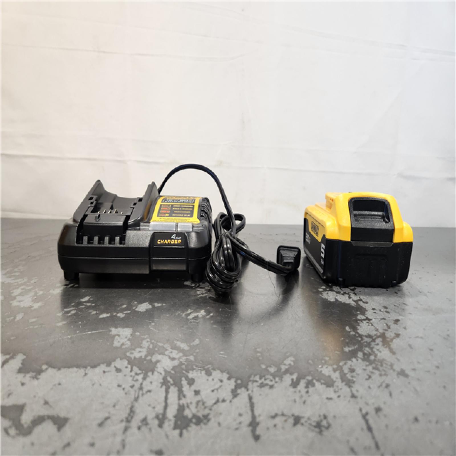 AS-IS- DEWALT 20-Volt Maximum XR 5.0 Ah Battery Pack and Charger Kit