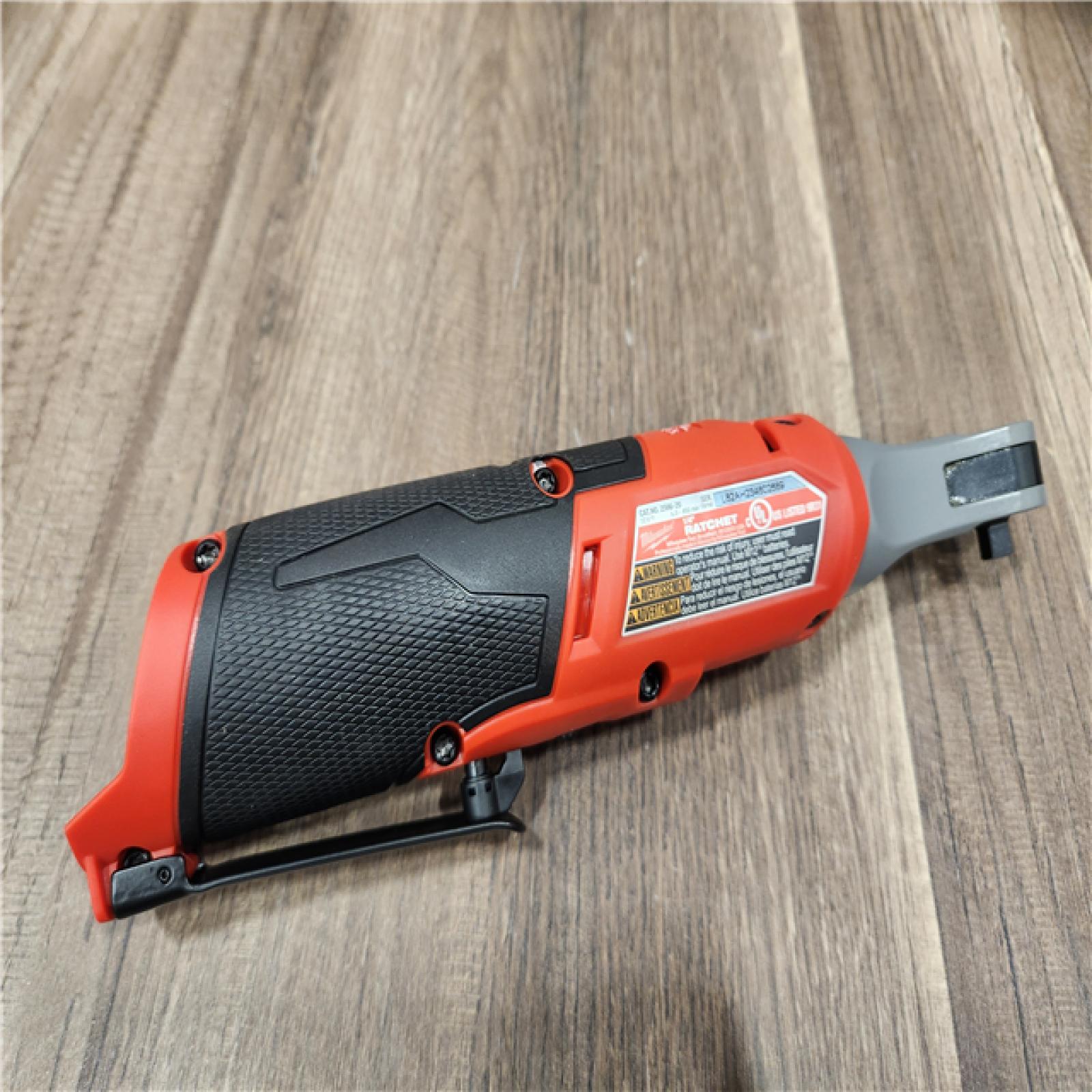 AS-IS- Milwaukee M12 FUEL Brushless Lithium-Ion 1/4 in. Cordless High Speed Ratchet (Tool Only)