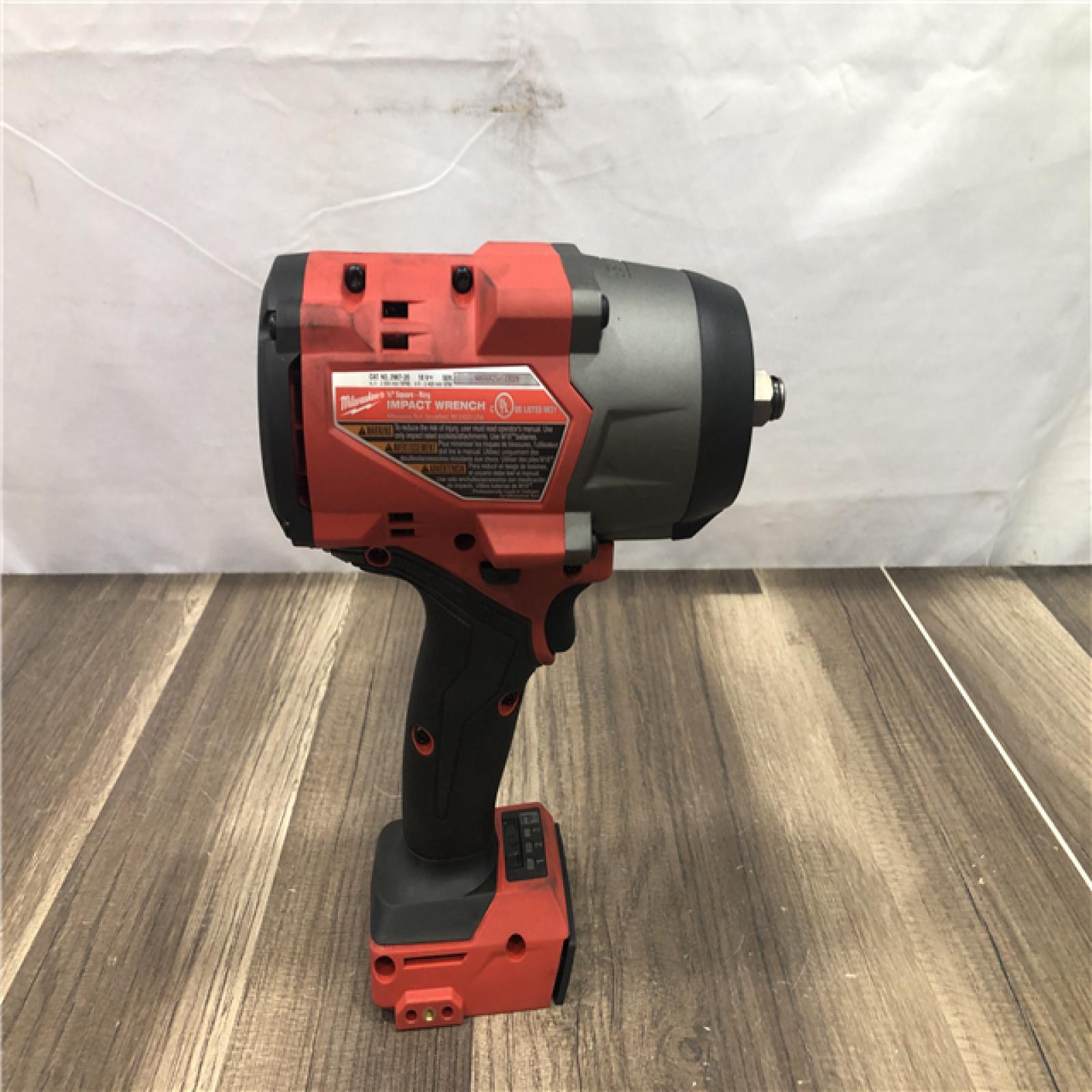 AS-IS Milwaukee FUEL 18V Lithium-Ion Brushless Cordless 1/2 in. Impact Wrench with Friction Ring (Tool-Only)