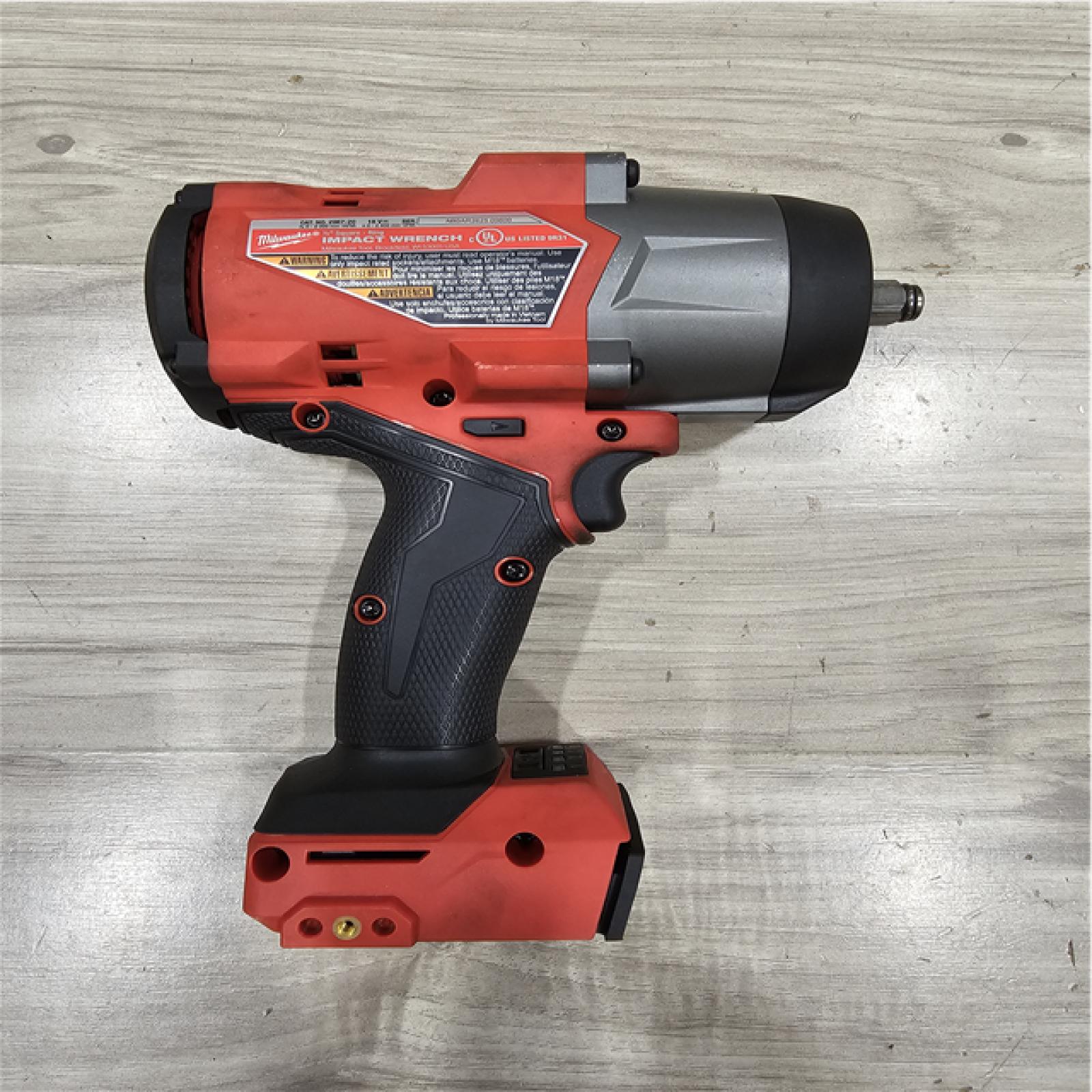 AS-IS Milwaukee FUEL 18V Lithium-Ion Brushless Cordless 1/2 in. Impact Wrench with Friction Ring (Tool-Only)