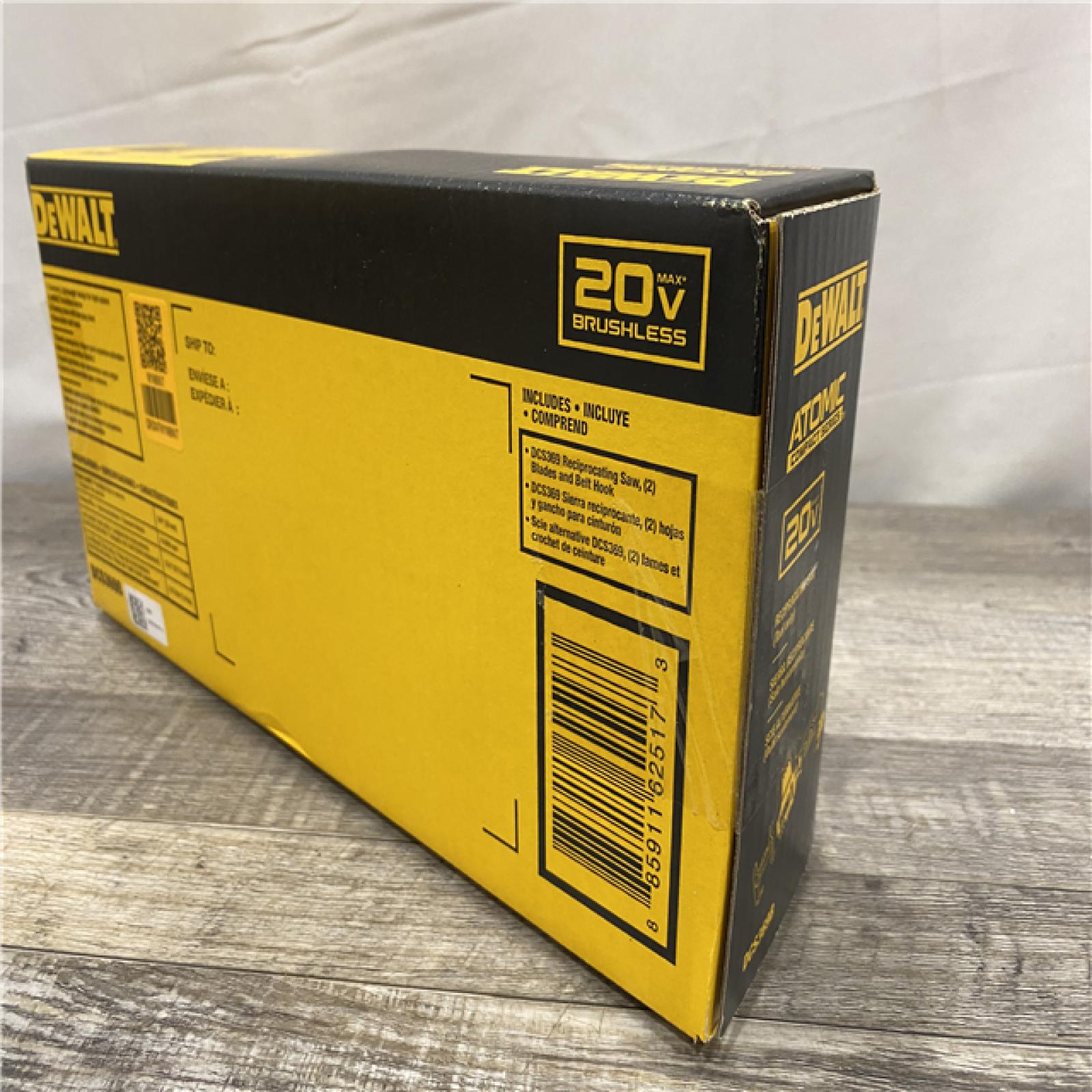 NEW - DEWALT ATOMIC 20V MAX Cordless Brushless Compact Reciprocating Saw (Tool Only)