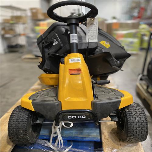 Dallas Location - As-Is Cub Cadet CC30 Riding Lawn Mower