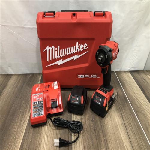 AS-IS Milwaukee  FUEL 18V Lithium-Ion Brushless Cordless 1/2 in. Compact Impact Wrench with Friction Ring Kit
