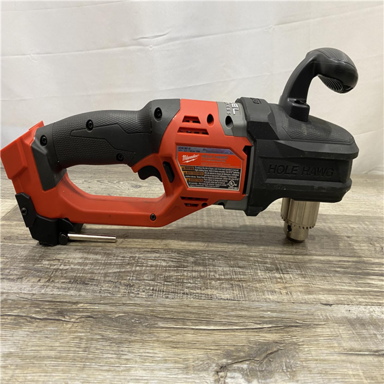 AS-IS Milwaukee FUEL GEN II 18V Lithium-Ion Brushless Cordless 1/2 in. Hole Hawg Right Angle Drill (Tool-Only)