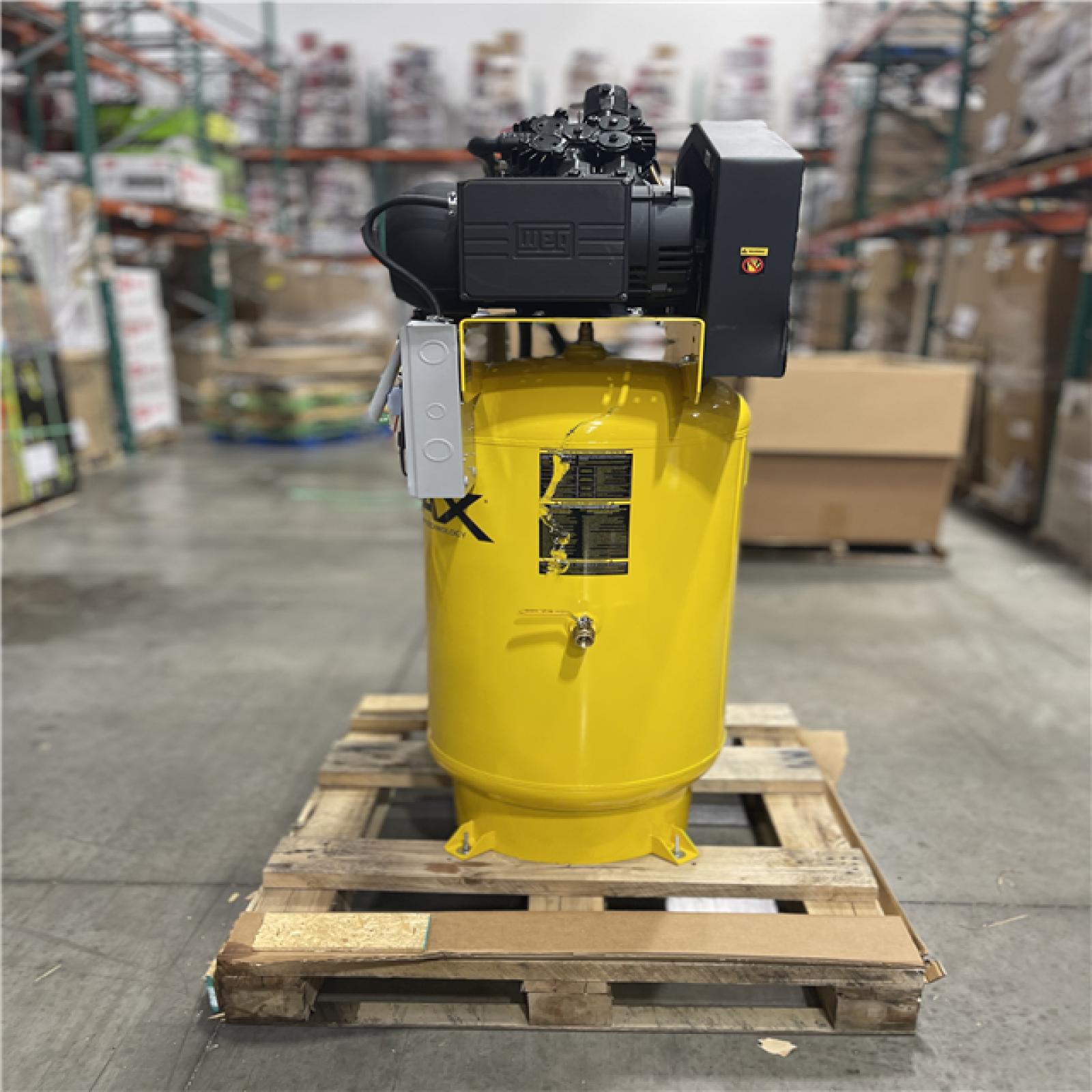 DALLAS LOCATION- AS-IS EMAX 80 Gal. 10 HP V4 1-Phase Silent Air 175 PSI Electric Air Compressor