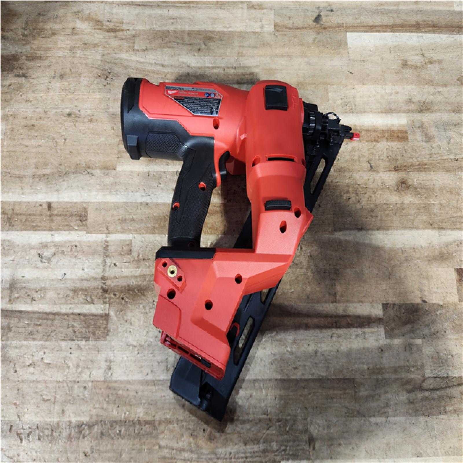 Houston Location AS-IS Milwaukee FUEL 18-Volt Lithium-Ion Brushless Cordless Gen II 16-Gauge Angled Finish Nailer (Tool-Only)