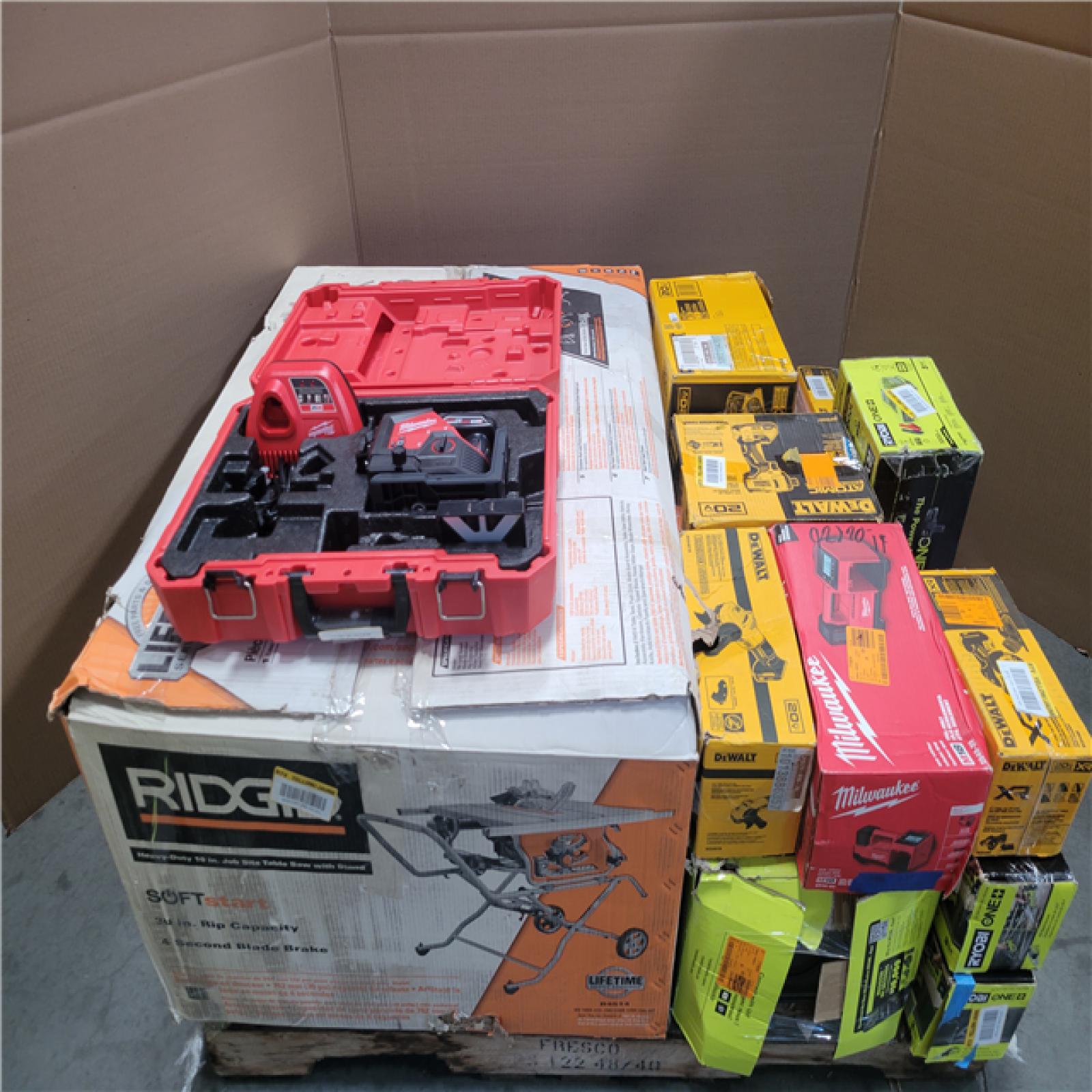 CALIFORNIA AS-IS TOOL PALLET