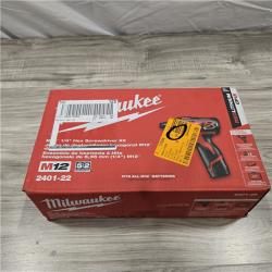 NEW! - Milwaukee 2401-22 - M12 12V Cordless Screwdriver Kit