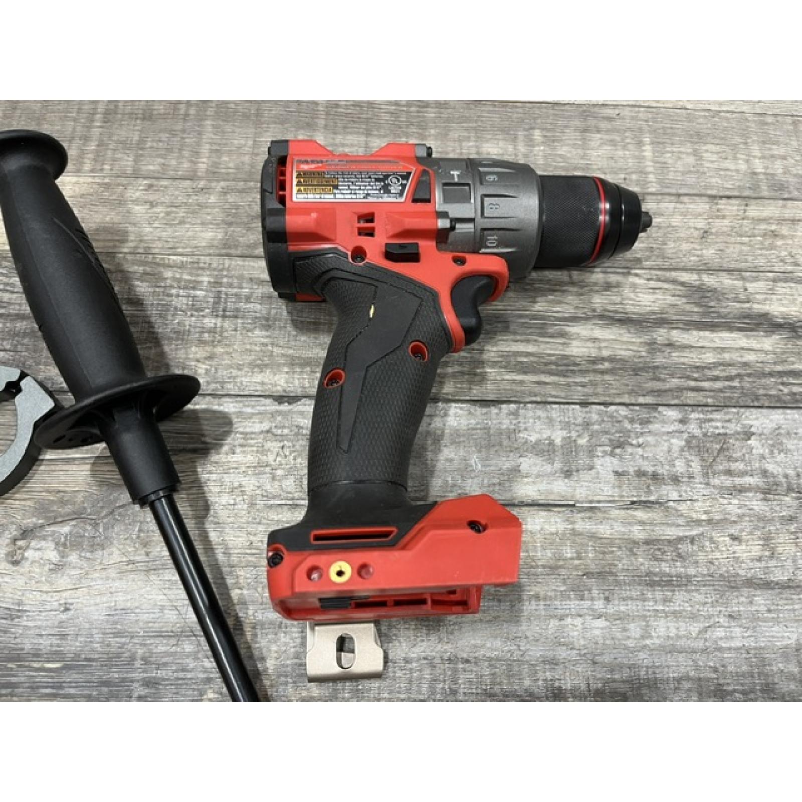 AS-IS Milwaukee FUEL 18V Lithium-Ion Brushless Cordless 1/2 in. Hammer Drill/Driver (Tool-Only)