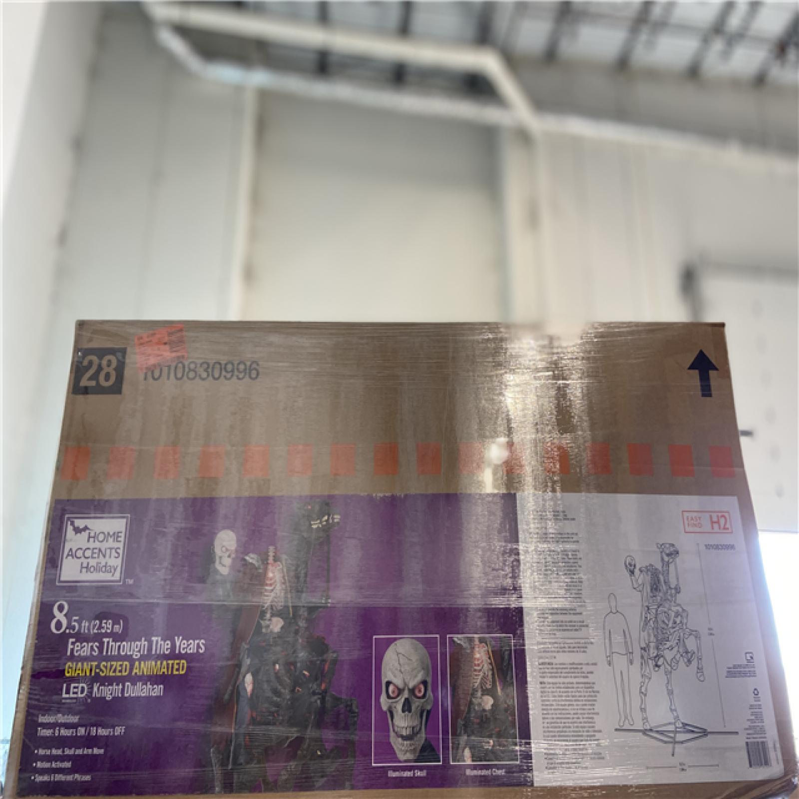 DALLAS LOCATION - Home Accents Holiday 8.5 ft. Giant-Sized Animated LED Knight Dullahan