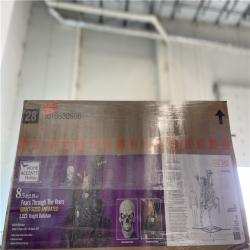 DALLAS LOCATION - Home Accents Holiday 8.5 ft. Giant-Sized Animated LED Knight Dullahan