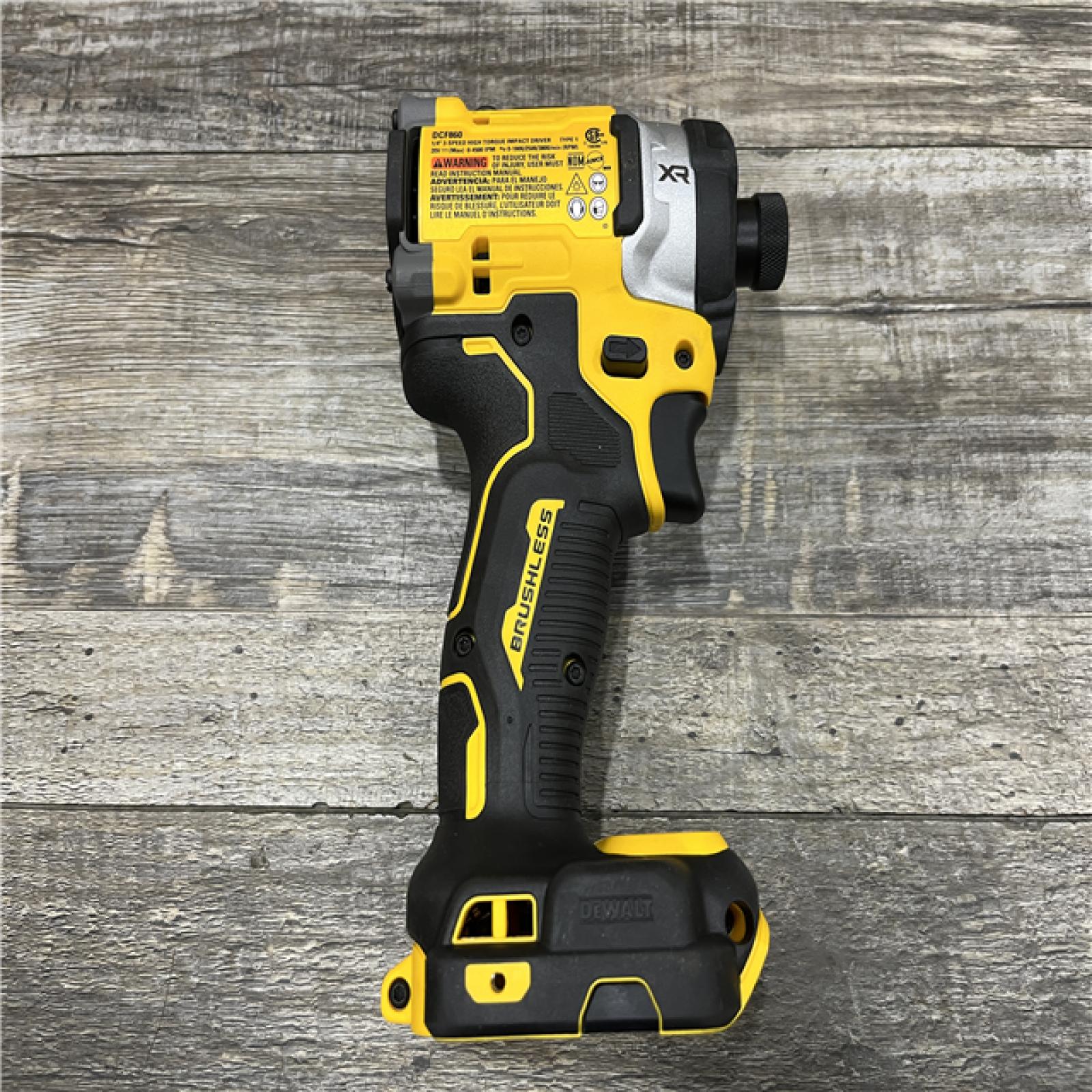 AS-IS DEWALT 20V MAX XR Lithium-Ion Brushless Cordless 3-Speed High Torque 1/4 in. Impact Driver Kit