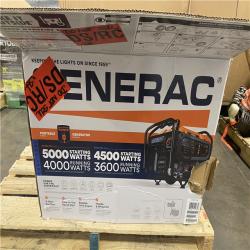 Dallas Location - As-Is Generac 4500 / 3600-Watt Gasoline Powered Recoil Start Portable Generator